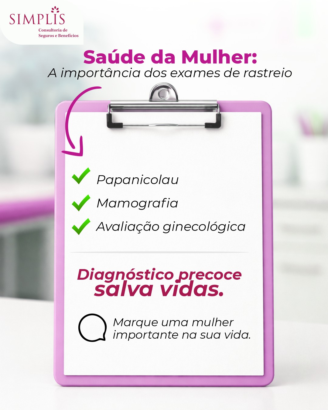 Saúde da Mulher: A importância dos exames de rastreio