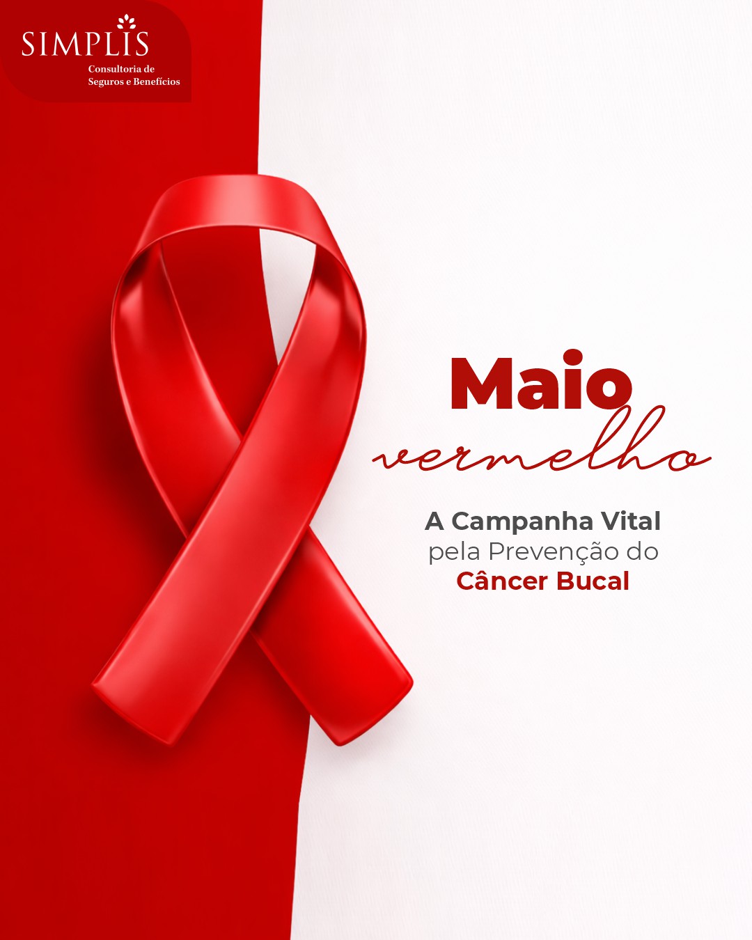 Maio Vermelho: A Campanha Vital pela Prevenção do Câncer Bucal